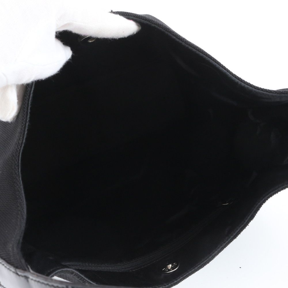 Gucci Leather Shoulder Bag Black Tote Hand — view 7