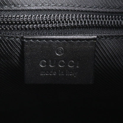Gucci Leather Shoulder Bag Crossbody Messenger Business Tote Black — view 7