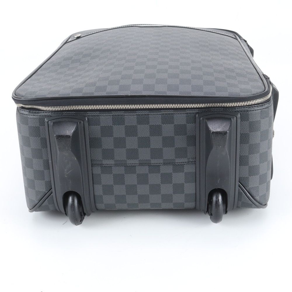 Louis Vuitton Damier Graphite Pegase 55 Leather Suitcase Carry Business Travel — view 7