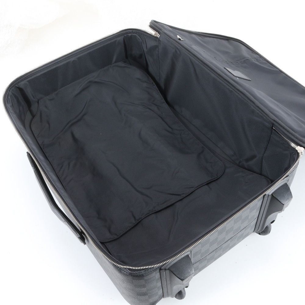 Louis Vuitton Damier Graphite Pegase 55 Leather Suitcase Carry Business Travel — view 8