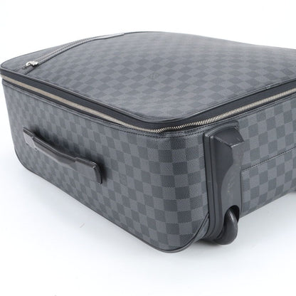 Louis Vuitton Damier Graphite Pegase 55 Leather Suitcase Carry Business Travel — view 6