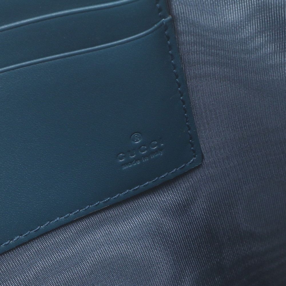 Gucci Sega Collaboration Guccy Print Leather Business Clutch — view 9