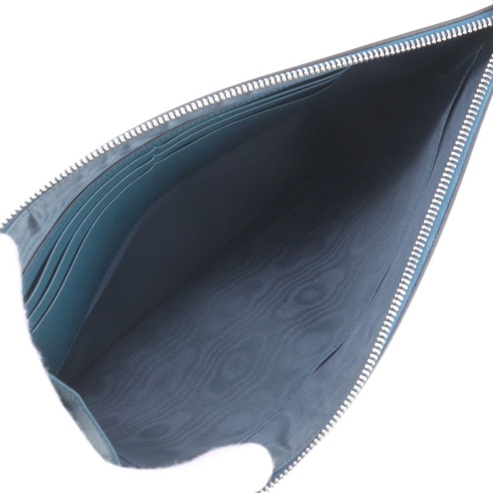 Gucci Sega Collaboration Guccy Print Leather Business Clutch — view 7