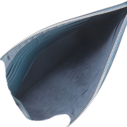 Gucci Sega Collaboration Guccy Print Leather Business Clutch — view 7