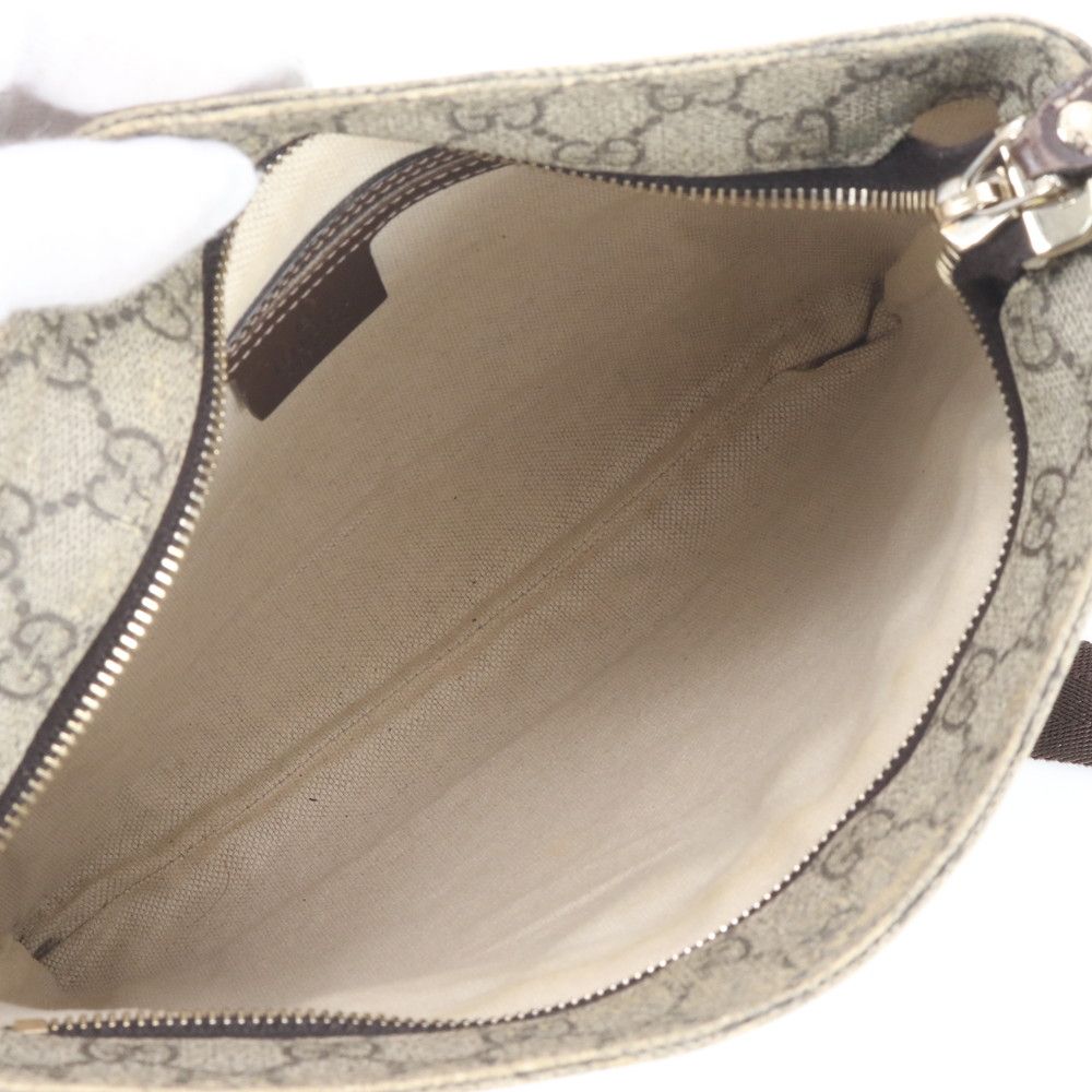 Gucci GG Supreme Leather Shoulder Bag Crossbody Messenger Business Tote — view 7