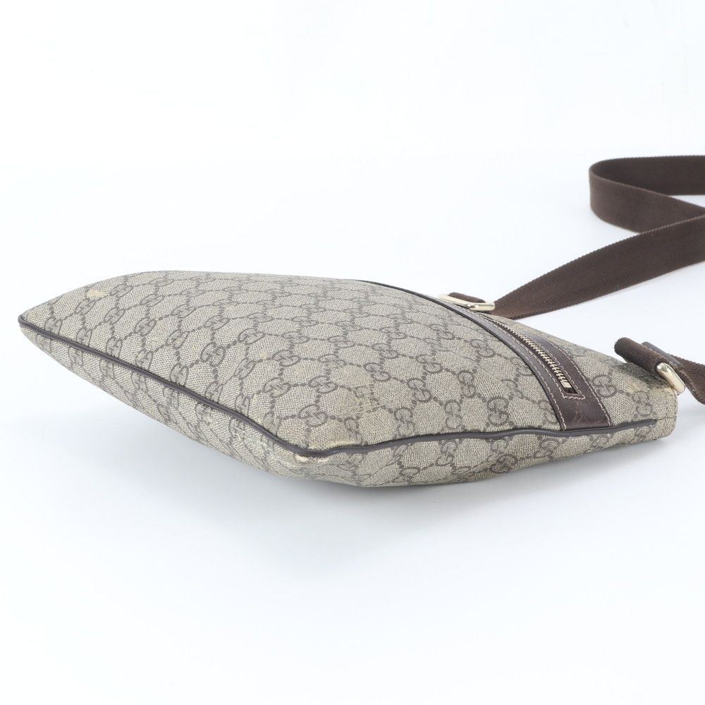 Gucci GG Supreme Leather Shoulder Bag Crossbody Messenger Business Tote — view 4