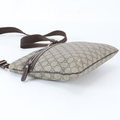 Gucci GG Supreme Leather Shoulder Bag Crossbody Messenger Business Tote — view 5
