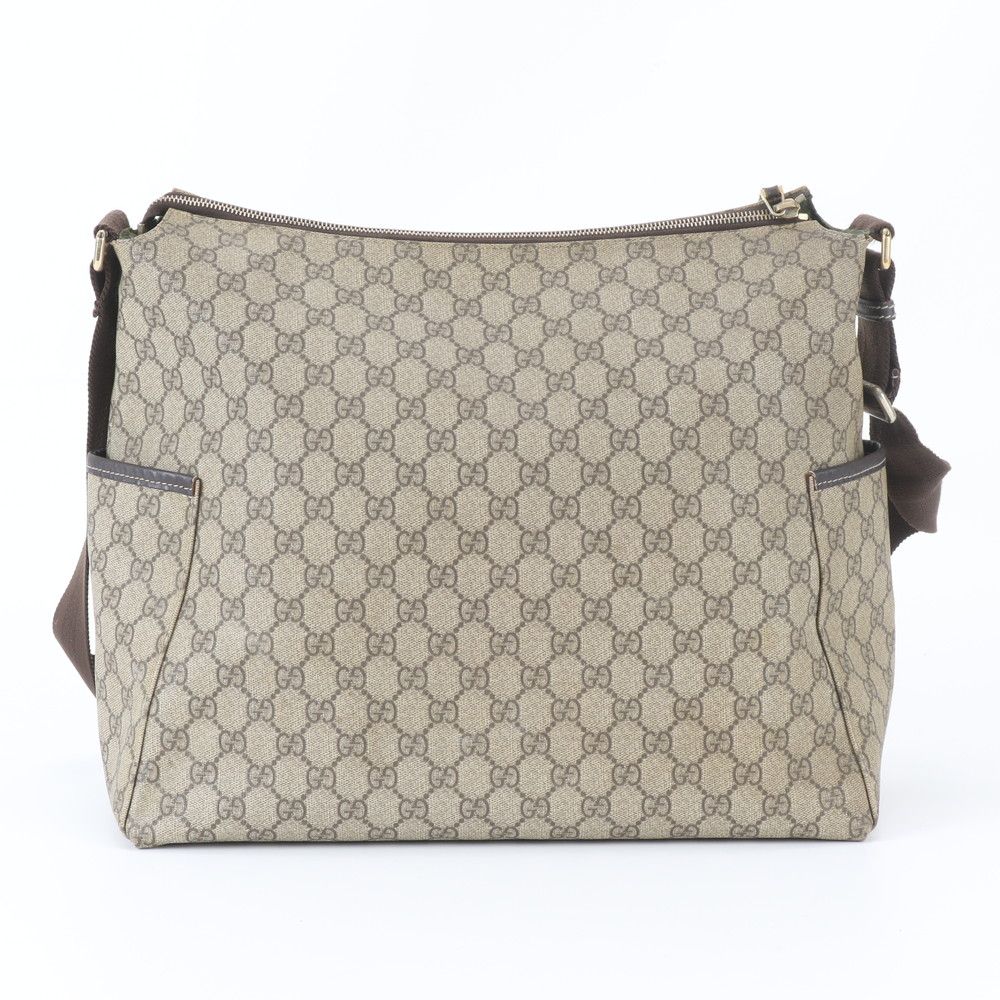Gucci GG Supreme Leather Shoulder Bag Crossbody Messenger Business — view 3