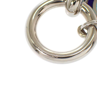 Hermes Helios Cheval Necklace Horse Metal Silver Blue Pendant — view 7