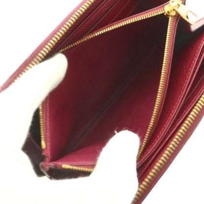Louis Vuitton Monogram Empreinte Zippy Wallet Zip Around Leather Bordeaux SS — view 6