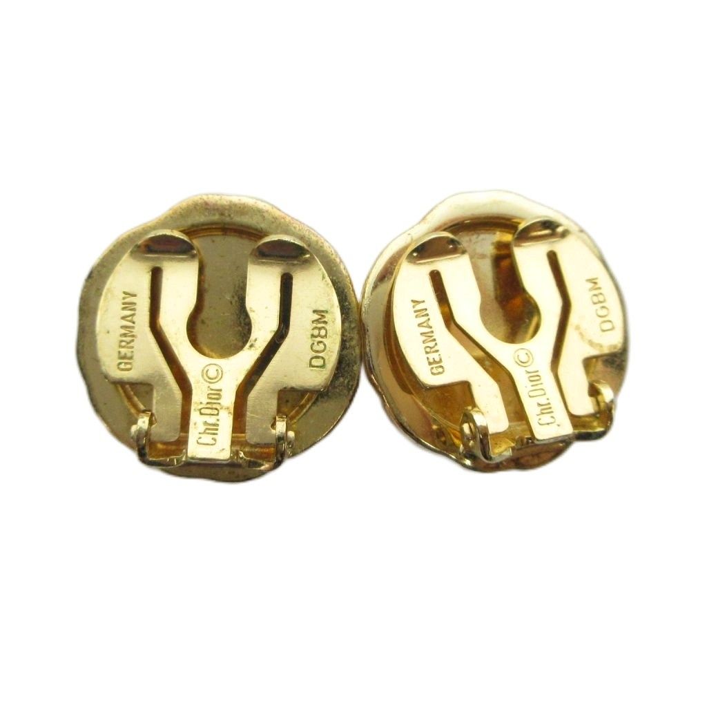 Dior Earrings Clip on Gold — view 2