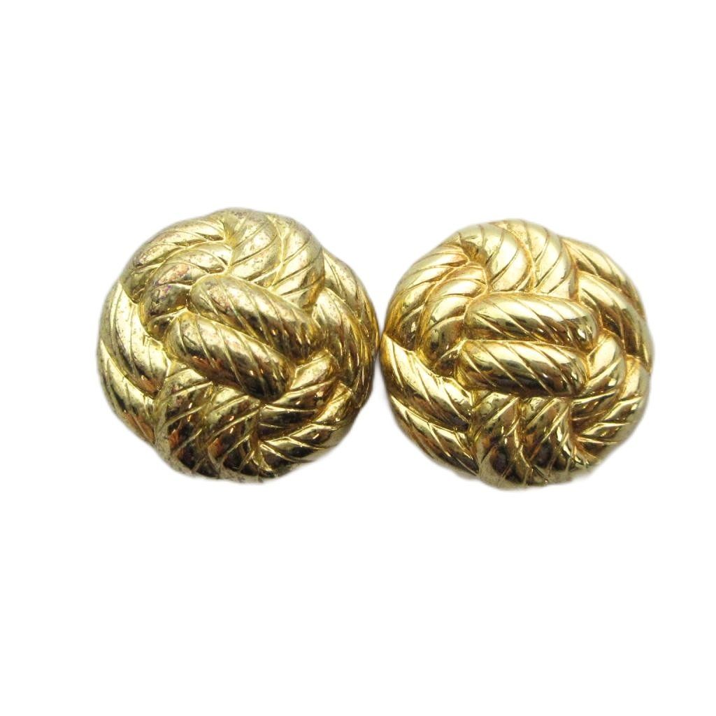 Dior Earrings Clip on Gold