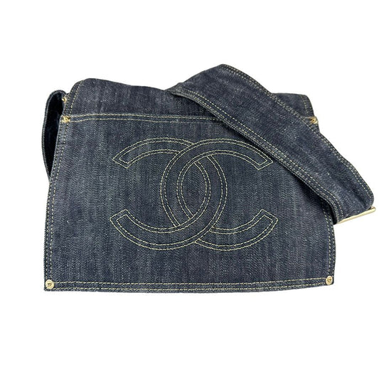 Chanel Shoulder Bag Navy