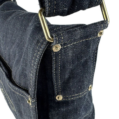 Chanel Shoulder Bag Navy — view 7