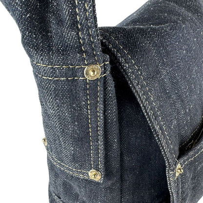 Chanel Shoulder Bag Navy — view 6