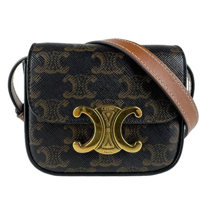 Celine Shoulder Bag Triomphe Mini Claude