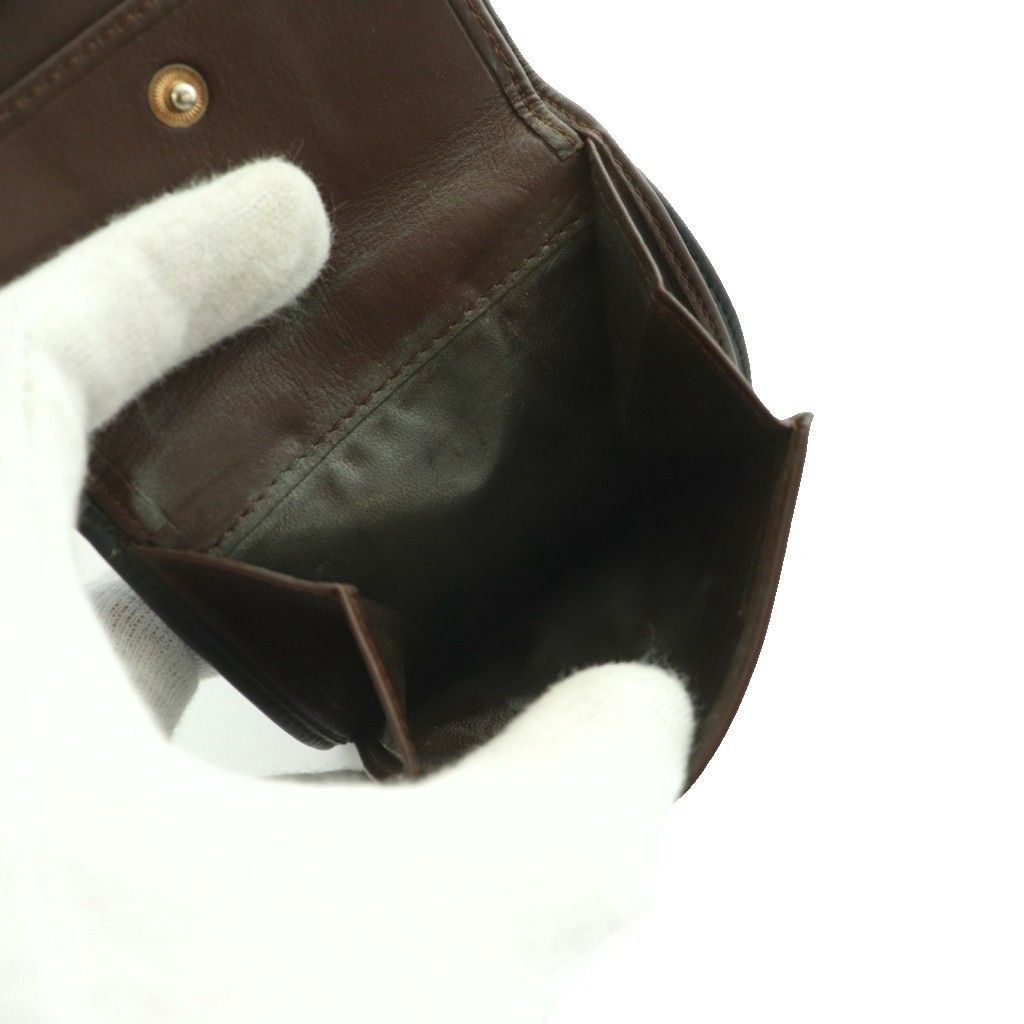 Dior Bifold Wallet CD Logo Leather Black SS — view 6