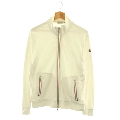 Moncler Maglia Cardigan Jacket Zip Up Cotton XXL White