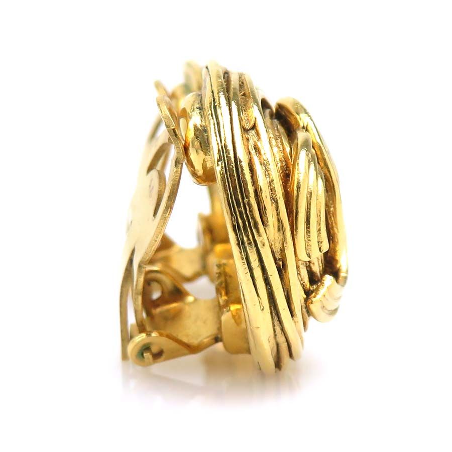 Chanel Earrings Vintage Gold — view 2