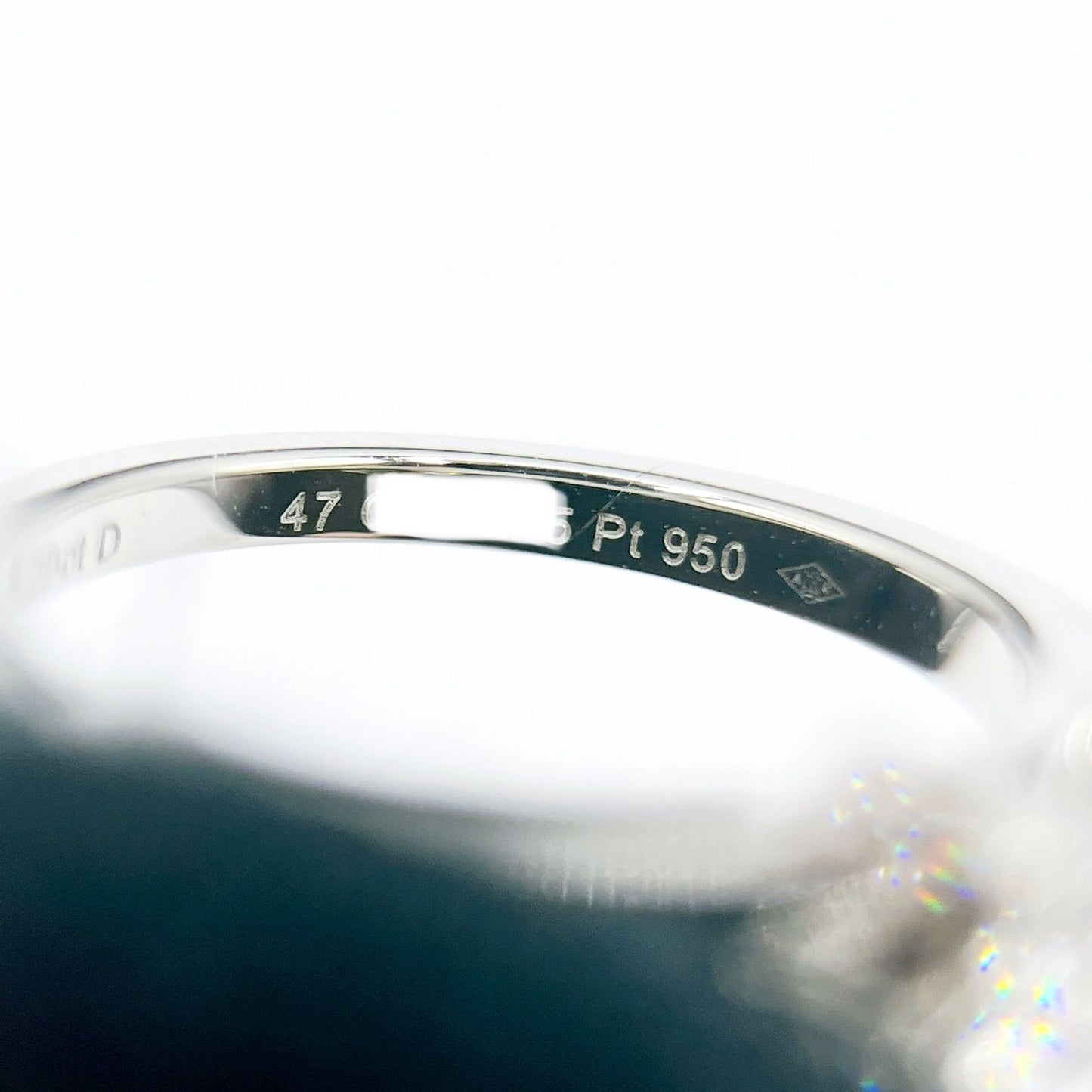 Cartier Ballerina Diamond Platinum Gia Ring 47 No 7 — view 5