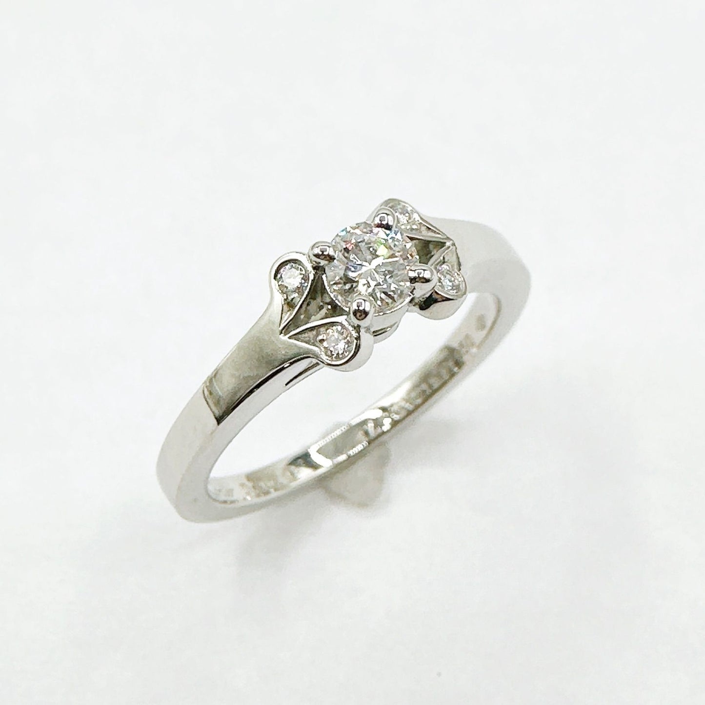 Cartier Ballerina Diamond Platinum Gia Ring 47 No 7 — view 2