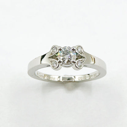 Cartier Ballerina Diamond Platinum Gia Ring 47 No 7 — view 3