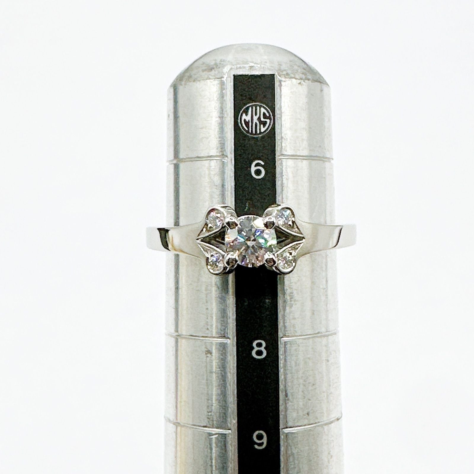 Cartier Ballerina Diamond Platinum Gia Ring 47 No 7 — view 7