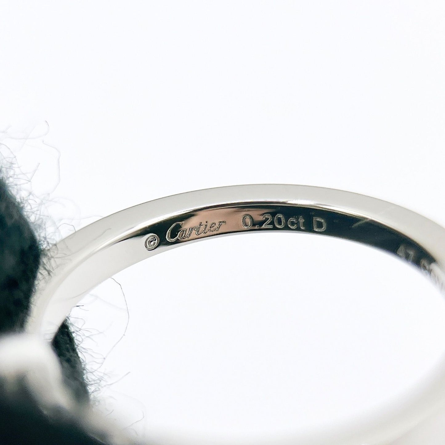 Cartier Ballerina Diamond Platinum Gia Ring 47 No 7 — view 4