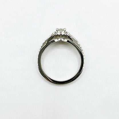 Cartier Ballerina Diamond Platinum Gia Ring 47 No 7 — view 6