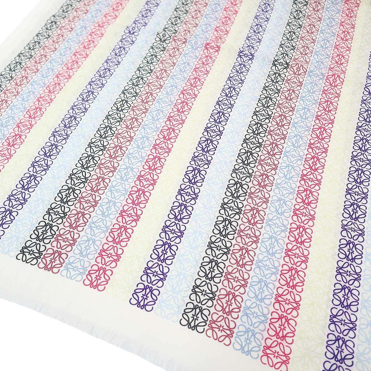 Loewe Anagram Multicolor Scarf Shawl — view 4