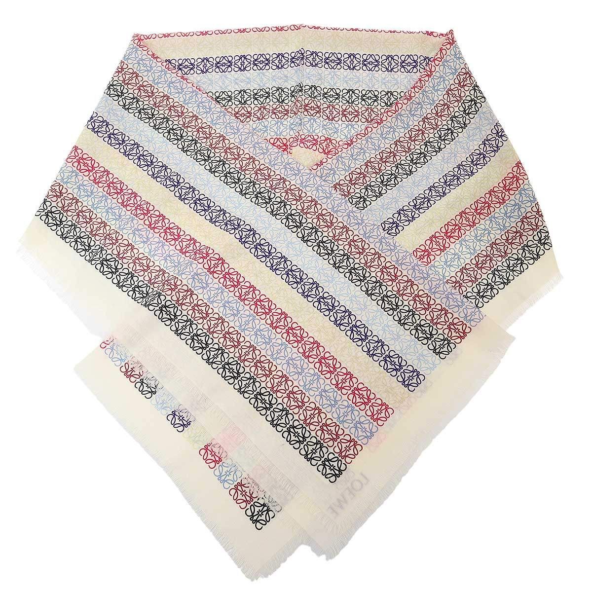 Loewe Anagram Multicolor Scarf Shawl — view 3