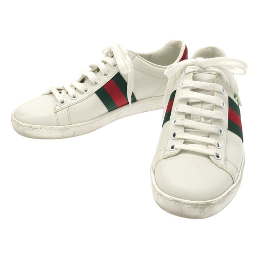 Gucci Ace GG Cherry Low Cut Sneakers White