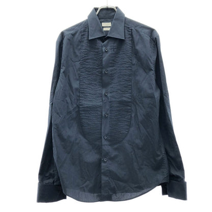 Brunello Cucinelli Tuxedo Shirt Blue