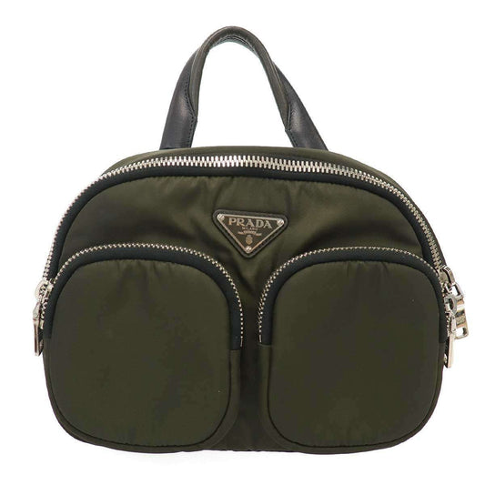 Prada Nylon Backpack Khaki