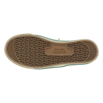 Gucci Liberty Low Cut Canvas Sneakers Green — view 4