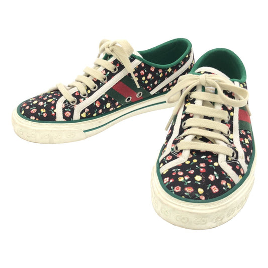 Gucci Liberty Low Cut Canvas Sneakers Green
