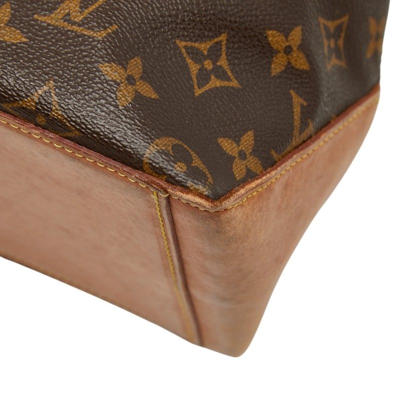 Louis Vuitton Monogram Cabas Mezzo Shoulder Bag Tote Brown Leather — view 4