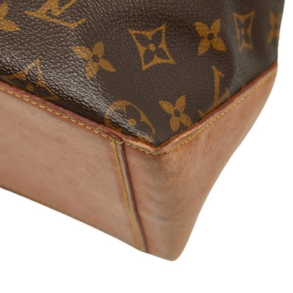 Louis Vuitton Monogram Cabas Mezzo Shoulder Bag Tote Brown Leather — view 4