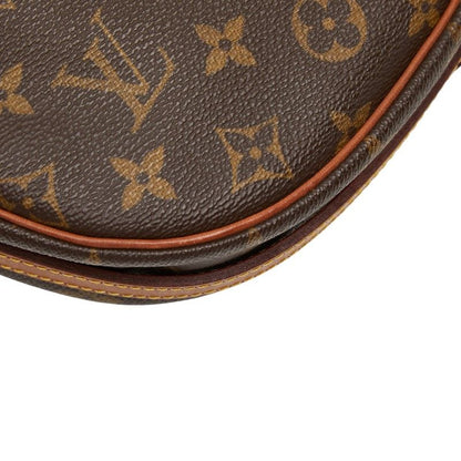 Louis Vuitton Monogram Jeune Fille MM Shoulder Bag Brown Leather — view 5