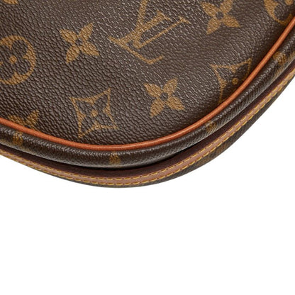 Louis Vuitton Monogram Jeune Fille MM Shoulder Bag Brown Leather — view 6