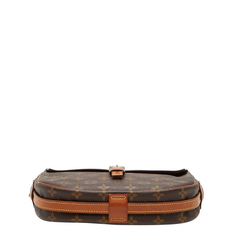 Louis Vuitton Monogram Jeune Fille MM Shoulder Bag Brown Leather — view 3