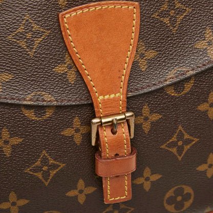 Louis Vuitton Monogram Jeune Fille MM Shoulder Bag Brown Leather — view 8
