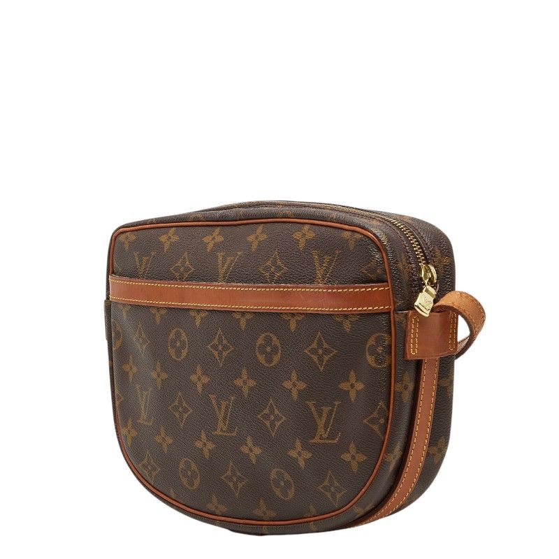 Louis Vuitton Monogram Jeune Fille MM Shoulder Bag Brown Leather — view 2