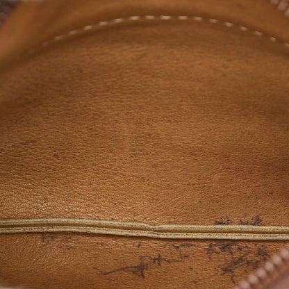 Loewe Anagram Shoulder Bag Pochette Beige Brown Suede Leather — view 6
