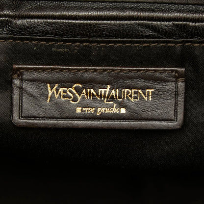 Saint Laurent Rive Gauche Downtown Tote Gold Leather — view 9