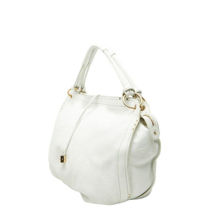 Celine Tote White Leather — view 2