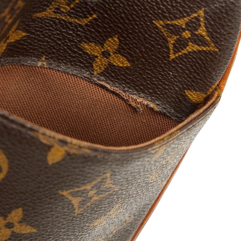 Louis Vuitton Monogram Pochette Gange Belt Bag Brown Leather — view 9