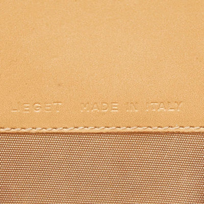 Bvlgari Logo Mania Shoulder Bag Pouch Beige Brown Canvas Leather — view 6