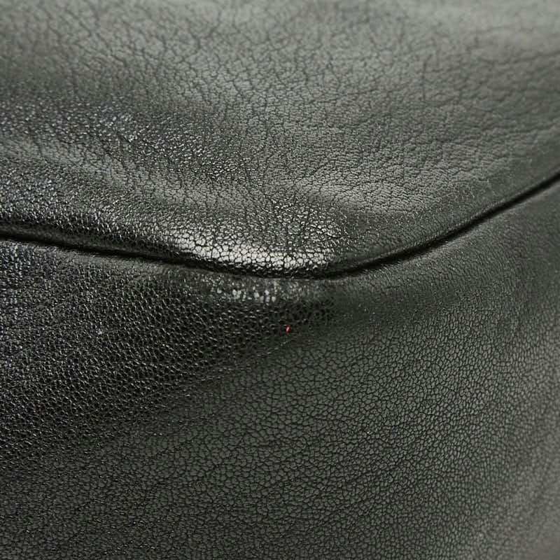 Saint Laurent Tassel Crossbody Shoulder Bag Black Leather — view 7