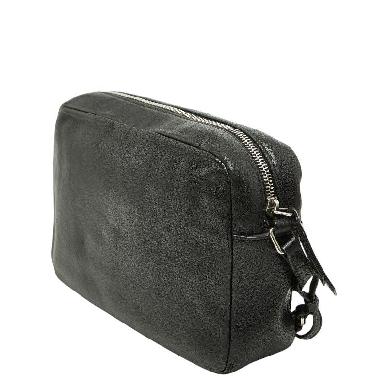 Saint Laurent Tassel Crossbody Shoulder Bag Black Leather — view 2